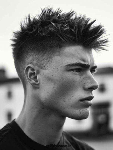  48 عکس مدل مو اسپایکی پسرانه