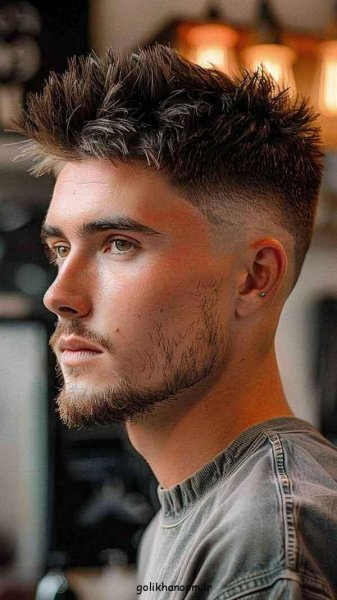  48 عکس مدل مو اسپایکی پسرانه