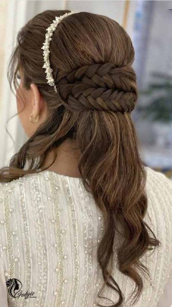 90 عکس مدل مو عروس