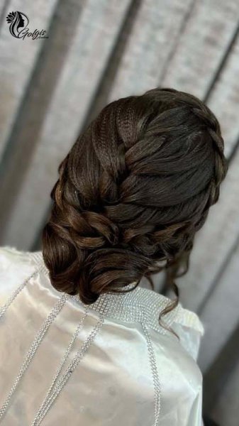  90 عکس مدل مو عروس