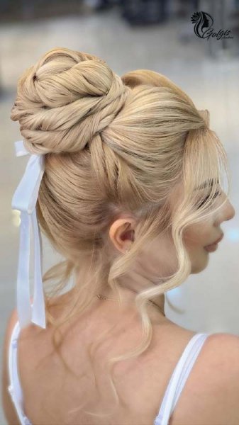  90 عکس مدل مو عروس