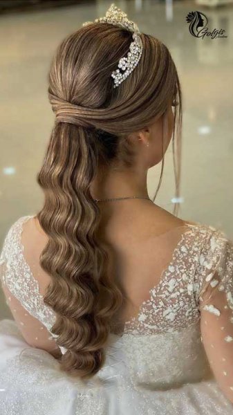  90 عکس مدل مو عروس