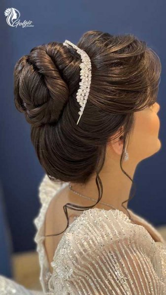  90 عکس مدل مو عروس