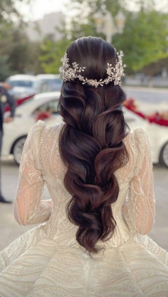 مدل مو عروس جدید بسته