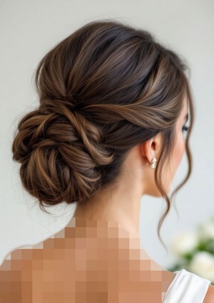  36 مدل شینیون عروس اروپایی جدید