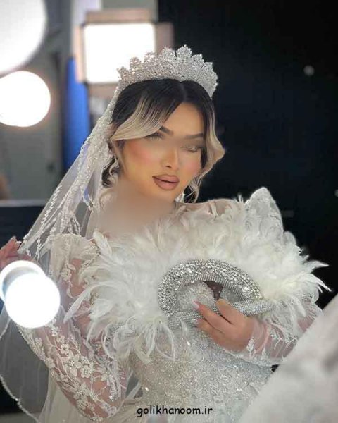 مدل مو عروس جدید باز