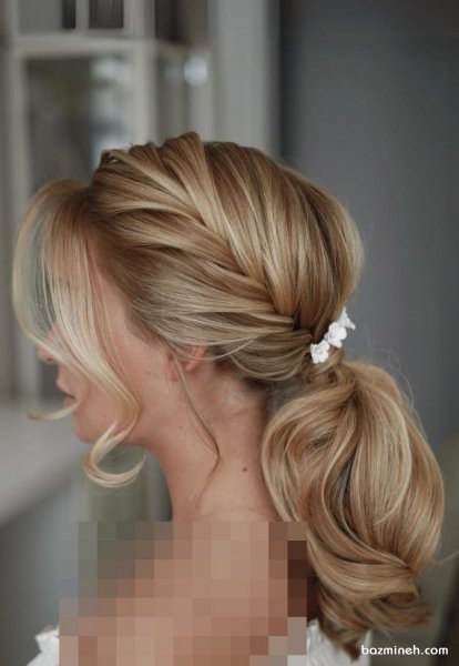  70 مدل شینیون ساده و شیک جدید باز