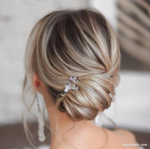  70 مدل شینیون ساده و شیک جدید باز