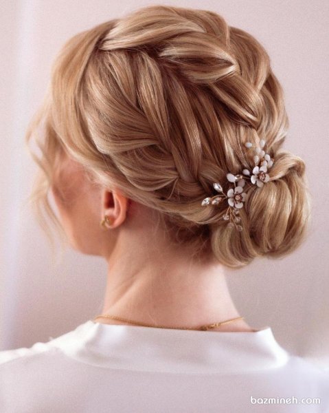  70 مدل شینیون ساده و شیک جدید باز