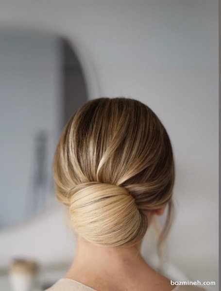  70 مدل شینیون ساده و شیک جدید باز