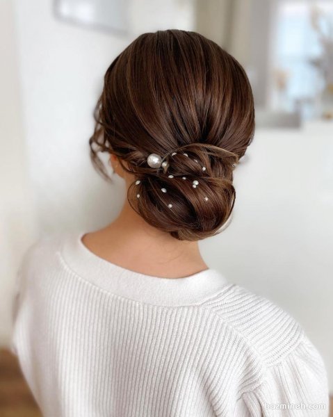  68 مدل شینیون اروپایی جدید باز