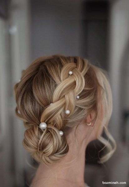  68 مدل شینیون اروپایی جدید باز