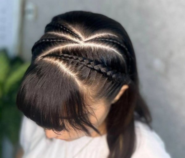  50 مدل بافت مو جدید دخترانه