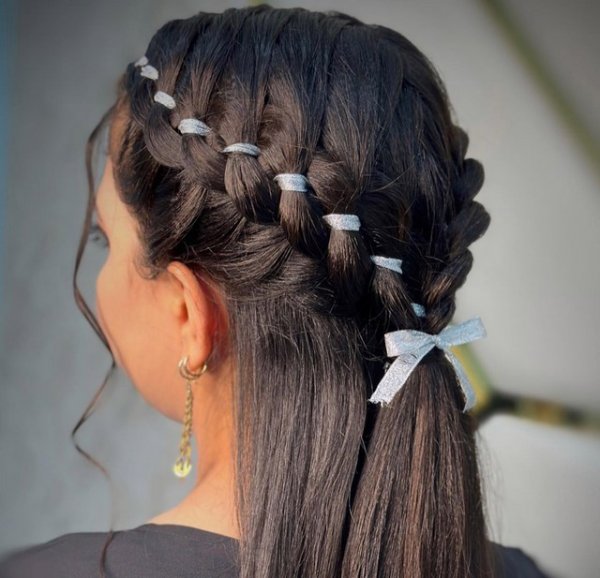  50 مدل بافت مو جدید دخترانه