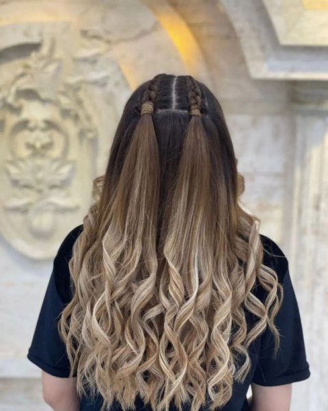  50 مدل بافت مو جدید دخترانه