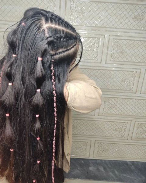 52 عکس بافت مو فانتزی