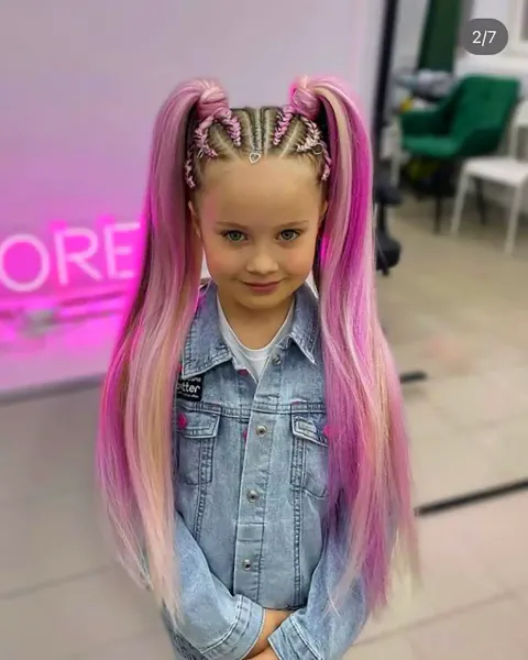  52 عکس بافت مو فانتزی