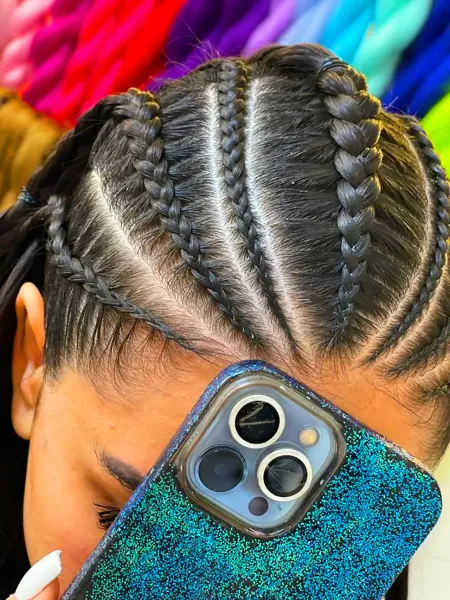  52 عکس بافت مو فانتزی