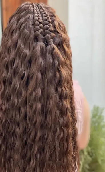 65 مدل بافت مو دخترانه ساده و شیک جلوی سر