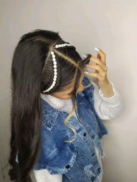  65 مدل بافت مو دخترانه ساده و شیک جلوی سر