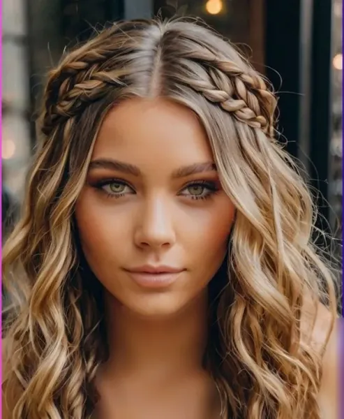  65 مدل بافت مو دخترانه ساده و شیک جلوی سر