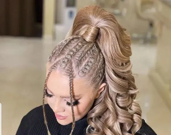  65 مدل بافت مو دخترانه ساده و شیک جلوی سر