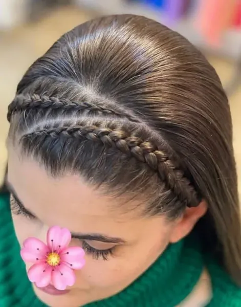  65 مدل بافت مو دخترانه ساده و شیک جلوی سر