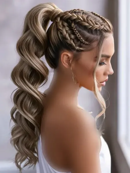  65 مدل بافت مو دخترانه ساده و شیک جلوی سر