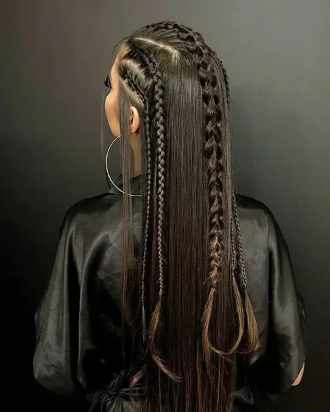  65 مدل بافت مو دخترانه ساده و شیک جلوی سر