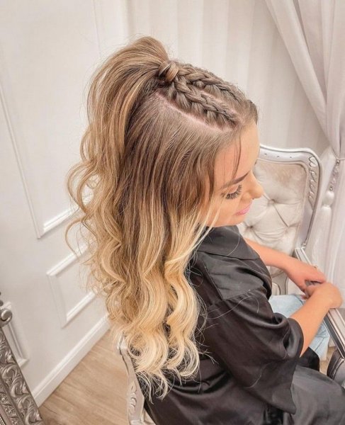  47 مدل بافت مو مجلسی باز