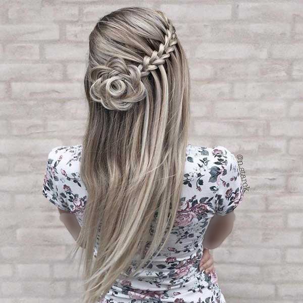  35 مدل بافت مو دخترانه شیک و باکلاس برای عروسی