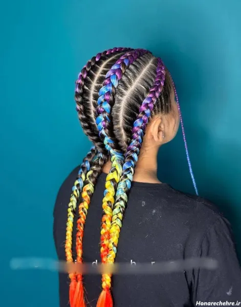  45 مدل بافت مو جدید با مروارید