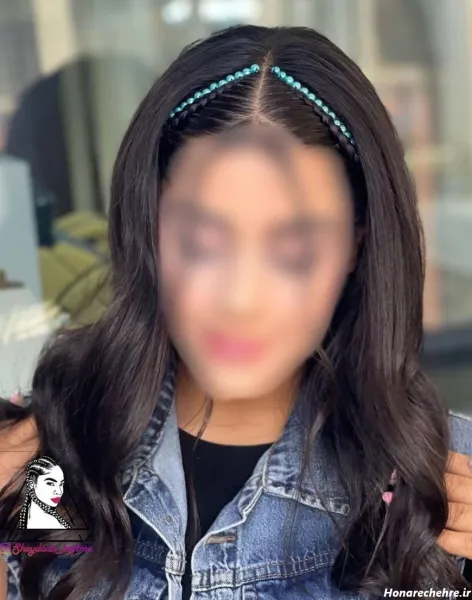  45 مدل بافت مو جدید با مروارید