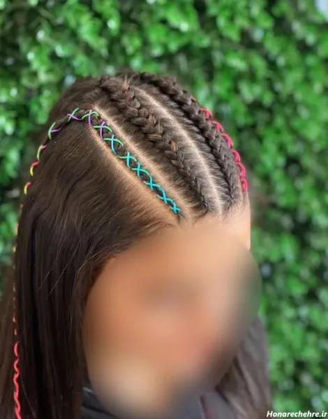  45 مدل بافت مو جدید با مروارید