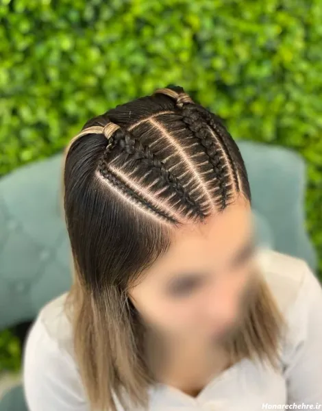  45 مدل بافت مو جدید با مروارید