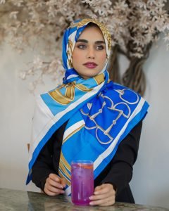  عکس مدل بستن روسری زیر چادر