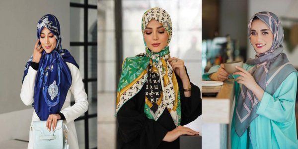 عکس مدل بستن روسری زیر چادر