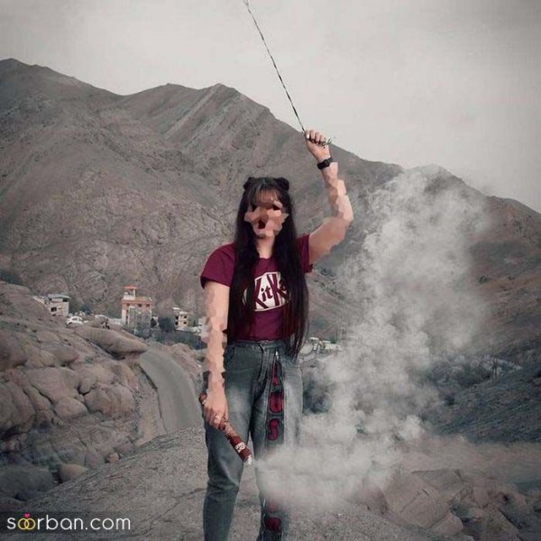  ژست عکس تولد دخترانه در خانه