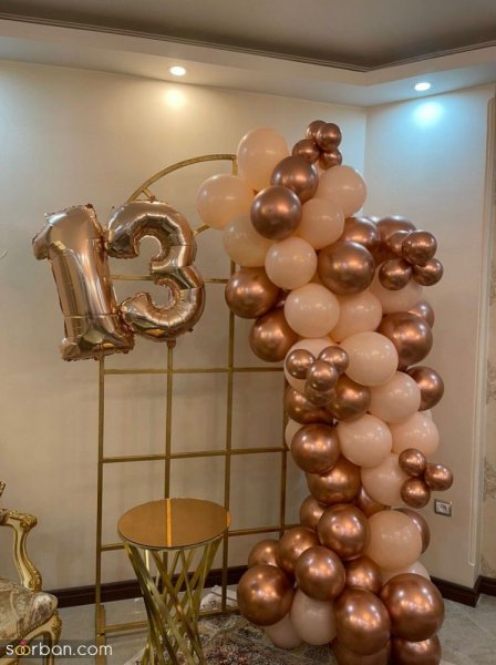  ژست عکس تولد دخترانه در خانه