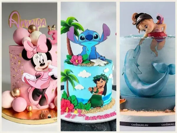  عکس کیک تولد خوشگل دخترانه