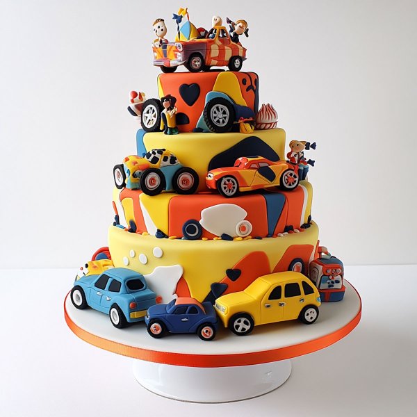  70 عکس کیک تولد پسرانه لاکچری