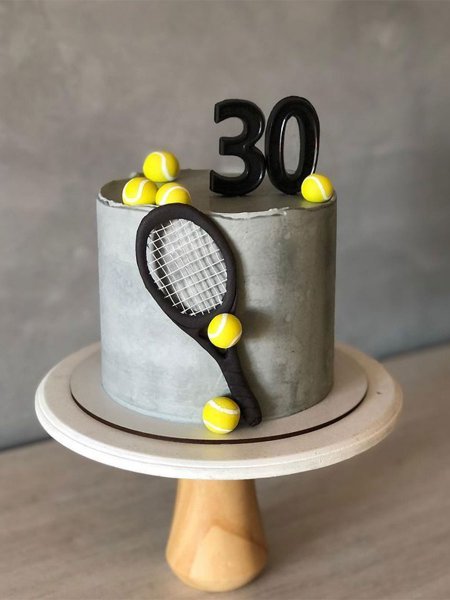 کیک تولد پسرانه بزرگسال ساده