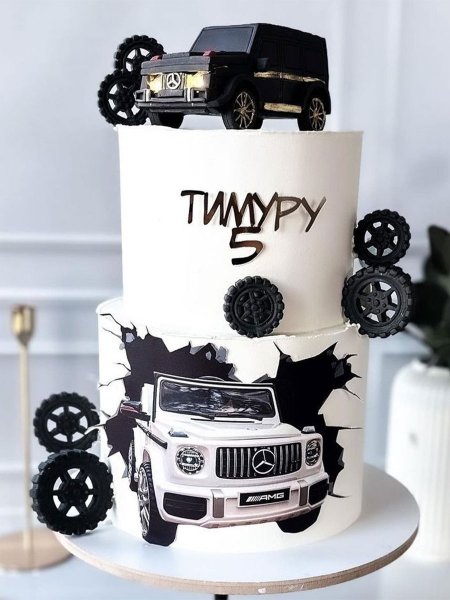  کیک تولد پسرانه بزرگسال ساده