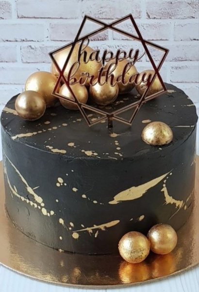  کیک تولد مردانه لاکچری اینستاگرام