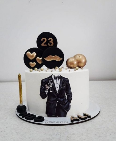  کیک تولد مردانه ساده