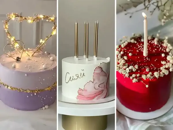  عکس کیک تولد دخترانه شیک و ساده