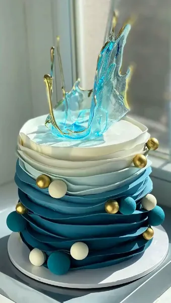  عکس کیک تولد دخترانه شیک و ساده