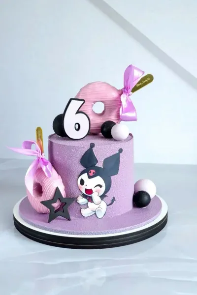  عکس کیک تولد دخترانه فانتزی کرومی