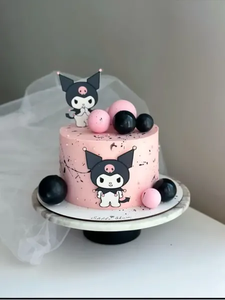  عکس کیک تولد دخترانه فانتزی کرومی