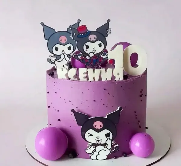  عکس کیک تولد دخترانه فانتزی کرومی